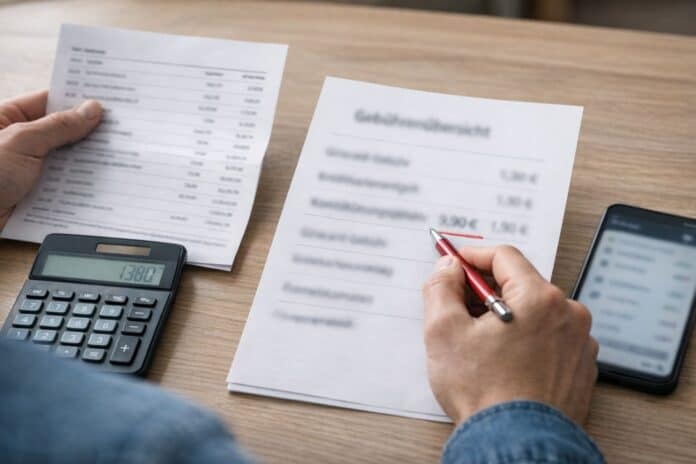 Girokonto-Gebühren im Blick: Kontoauszug prüfen